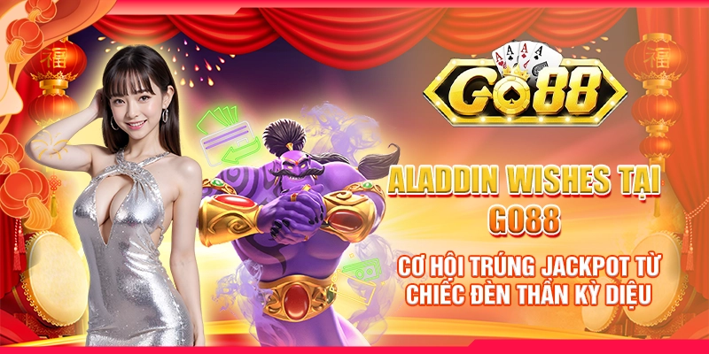 Aladdin Wishes tại Go88 - Cơ hội trúng jackpot từ chiếc đèn thần kỳ diệu